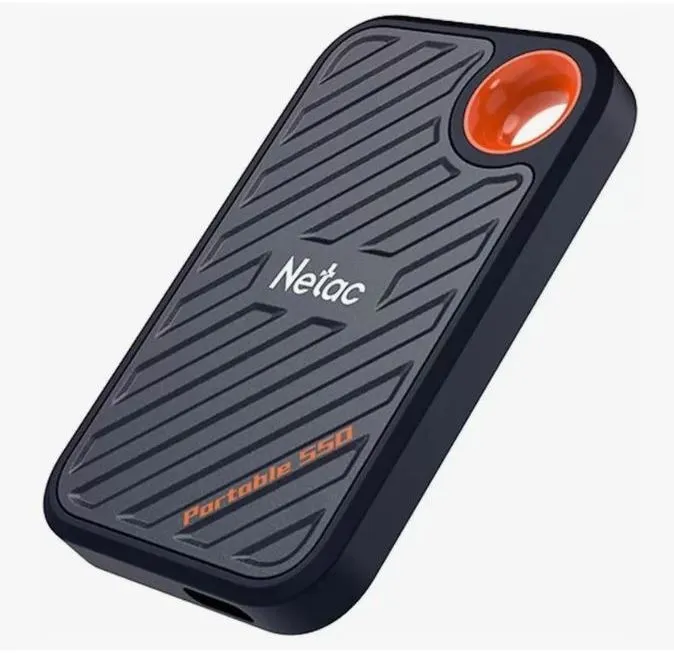 SSD накопитель Netac ZX20 1TB USB 3.2 Gen 2x2 Type-C External SSD, R/W up to 2000MB/1800MB/s, with USB C to A cable and 20Gbps USB C to C cable 5Y wty