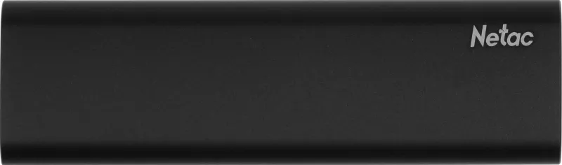 SSD накопитель Netac Z SLIM Black 128GB USB 3.2 Gen 2 Type-C External SSD, R/W up to 510MB/440MB/s,with USB-C to USB-A cable and USB-A to USB-C adapter 3Y wty