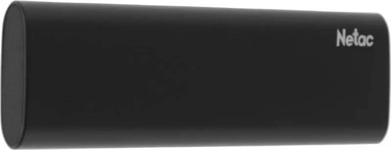 SSD накопитель Netac Z SLIM Black 250GB USB 3.2 Gen 2 Type-C External SSD, R/W up to 550MB/480MB/s,with USB-C to USB-A cable and USB-A to USB-C adapter 3Y wty