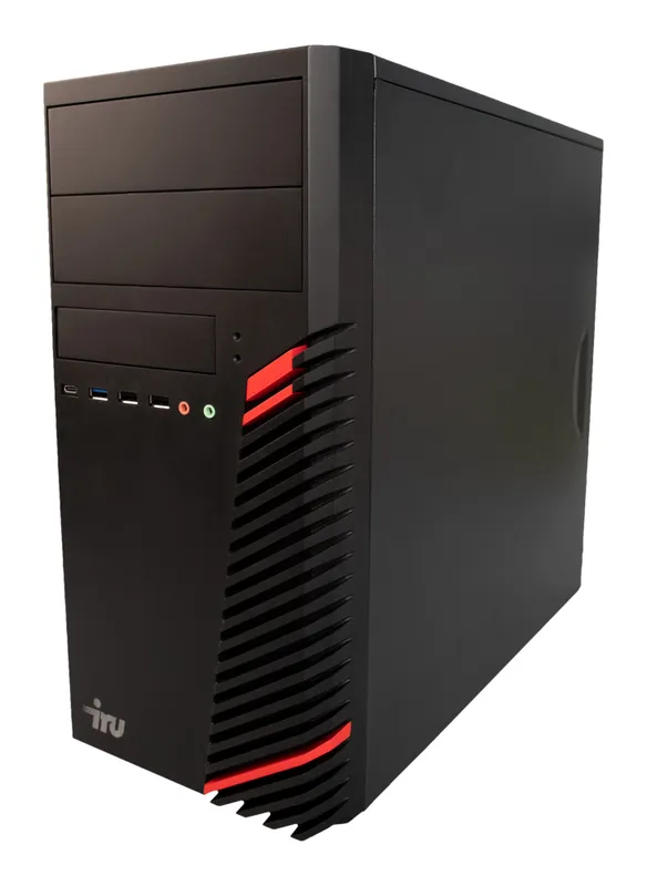 ПК IRU Home 310H6SM MT i3 12100 (3.3) 16Gb SSD256Gb UHDG 730 Free DOS GbitEth 400W черный (1901009)