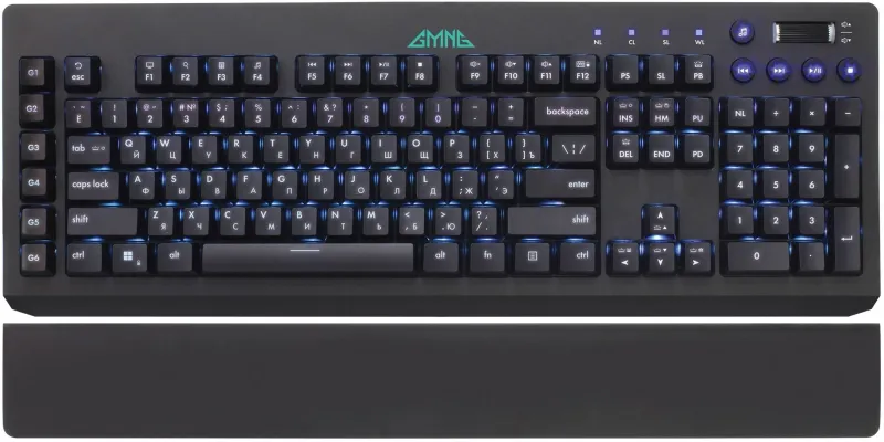 Клавиатура GMNG GG-KB770XP механическая черный USB Multimedia for gamer LED (подставка для запястий) (1901099)