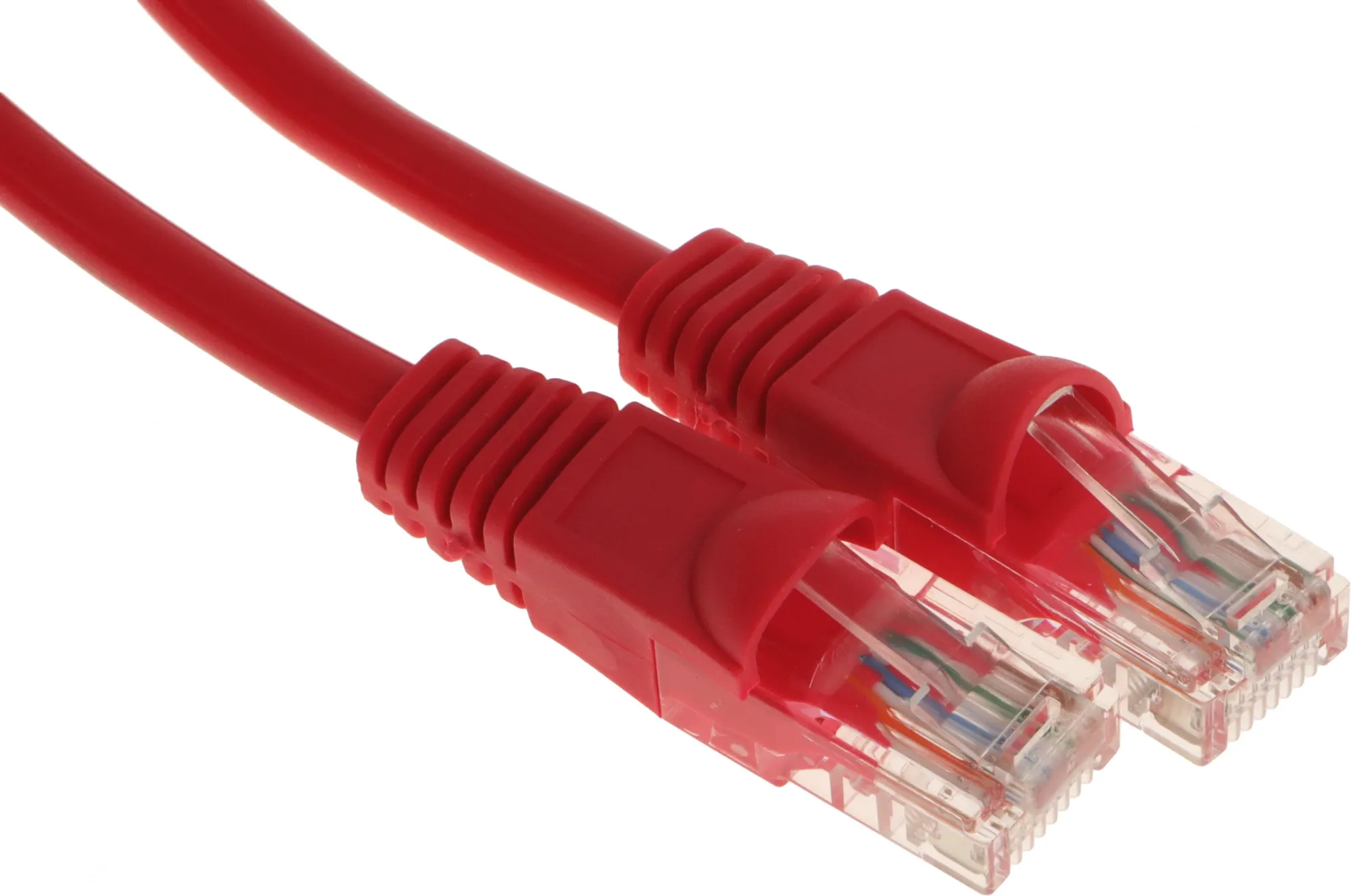 Патч-корд Buro UTP 4 пары cat5E CCA molded 0.25м красный RJ-45 (m)-RJ-45 (m)