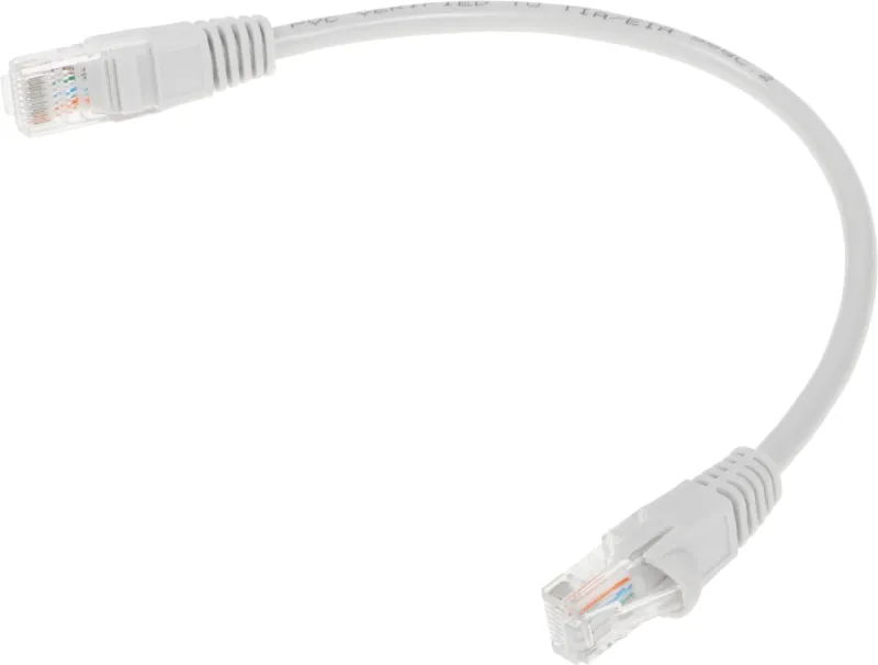 Патч-корд Buro UTP 4 пары cat.5E CCA molded 0.25м серый RJ-45 (m)-RJ-45 (m)