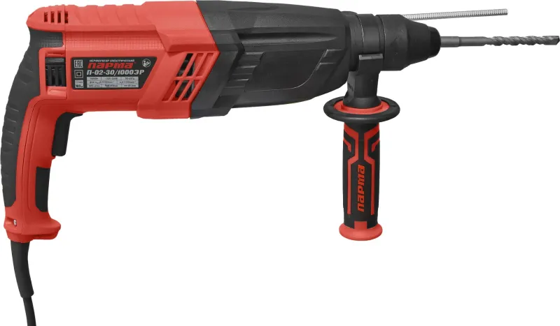 Перфоратор Парма П-02-30/1000ЭР патрон:SDS-plus уд.:3.3Дж 1000Вт (кейс в комплекте)