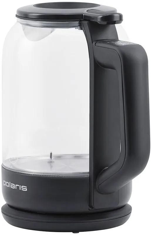 Чайник электрический Polaris PWK 1712CGLD WIFI IQ Home 1.5л. 2150Вт черный корпус: стекло/пластик (PWK 1712CGLD)