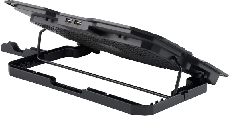 Подставка для ноутбука Digma D-NCP150-2 15.6"360x260x27мм 38дБ 2xUSB 2x 120ммFAN 650г металл/пластик черный