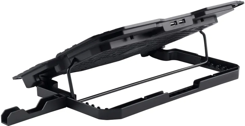 Подставка для ноутбука Digma D-NCP150-2 15.6"360x260x27мм 38дБ 2xUSB 2x 120ммFAN 650г металл/пластик черный