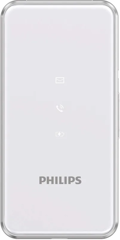 Мобильный телефон Philips E2601 Xenium серебристый раскладной 2Sim 2.4" 240x320 Nucleus 0.3Mpix GSM900/1800 FM microSD max32Gb