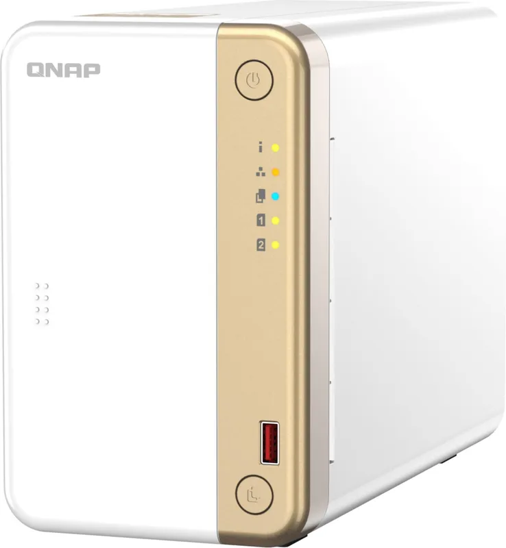Системы хранения данных QNAP CHANNEL 2C 2GhzCPU/4Gb/upto 2HDD, (TS-262-4G)