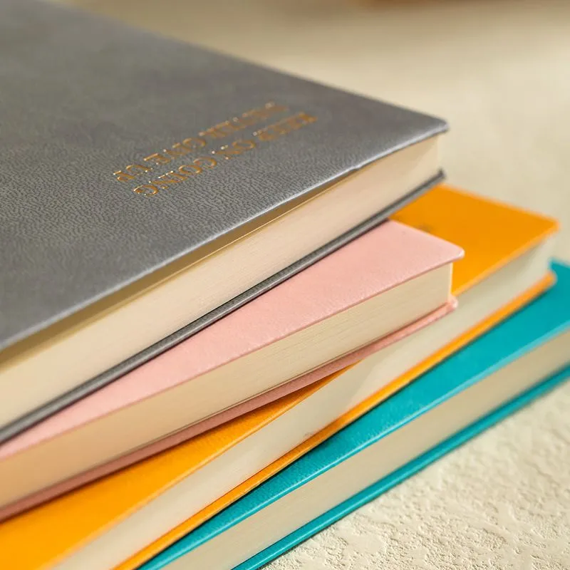 Блокнот Deli EN135LORANGE A5 210х143мм искусст. кожа 80л линейка мягкая обложка оранжевый