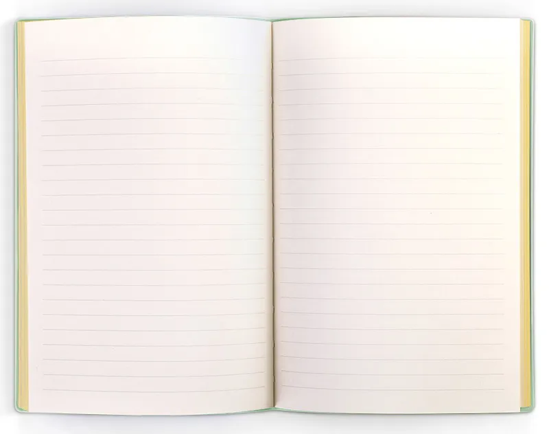 Блокнот Deli EN140LGREEN A5 210х143мм искусст. кожа 96л линейка мягкая обложка зеленый