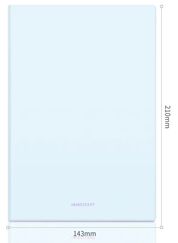 Блокнот Deli EN140LBLUE A5 210х143мм искусст. кожа 96л линейка мягкая обложка голубой