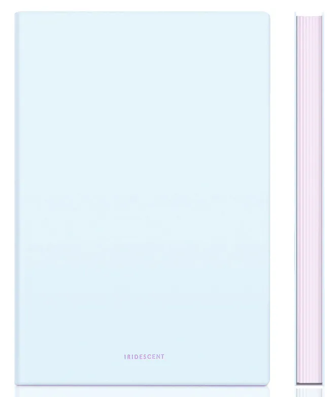 Блокнот Deli EN140LBLUE A5 210х143мм искусст. кожа 96л линейка мягкая обложка голубой