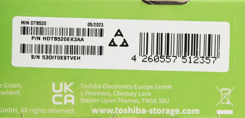 Жесткий диск Toshiba USB 3.0 2Tb HDTB520EK3AA Canvio Basics 2.5" черный