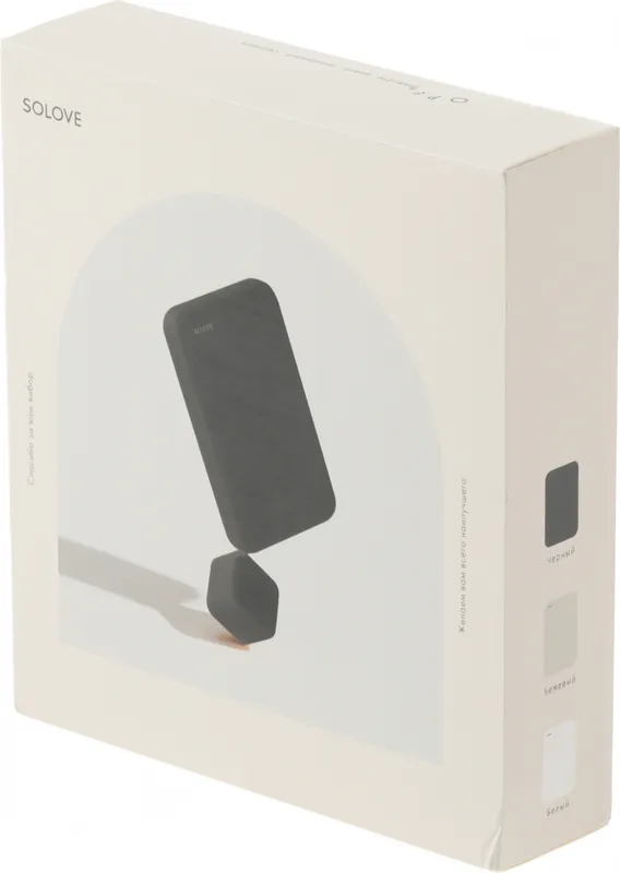 Мобильный аккумулятор Solove Solove Mi W12 Pro 10000mAh 3A черный (W12 PRO BLACK RUS)