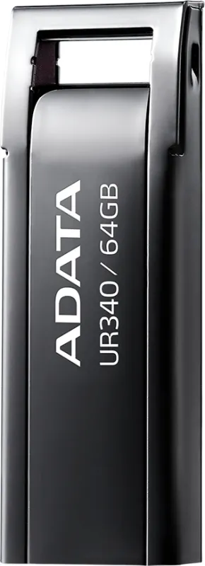 Флеш Диск A-Data 64Gb UR340 AROY-UR340-64GBK USB3.2 черный