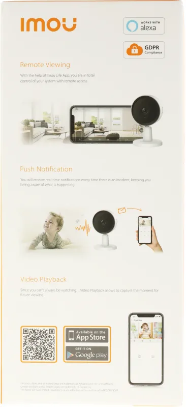 Камера видеонаблюдения IP Imou Cue SE 2.8-2.8мм цв. корп.:белый (IPC-C11EP-IMOU)