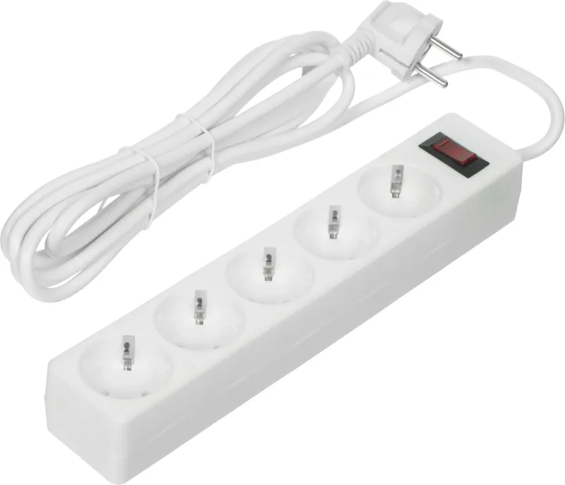 Сетевой фильтр Defender ES 3м (5 розеток) белый (коробка)
