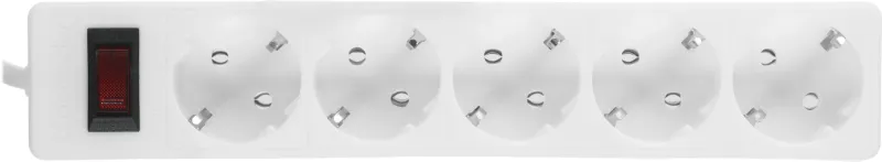 Сетевой фильтр Defender ES 3м (5 розеток) белый (коробка)