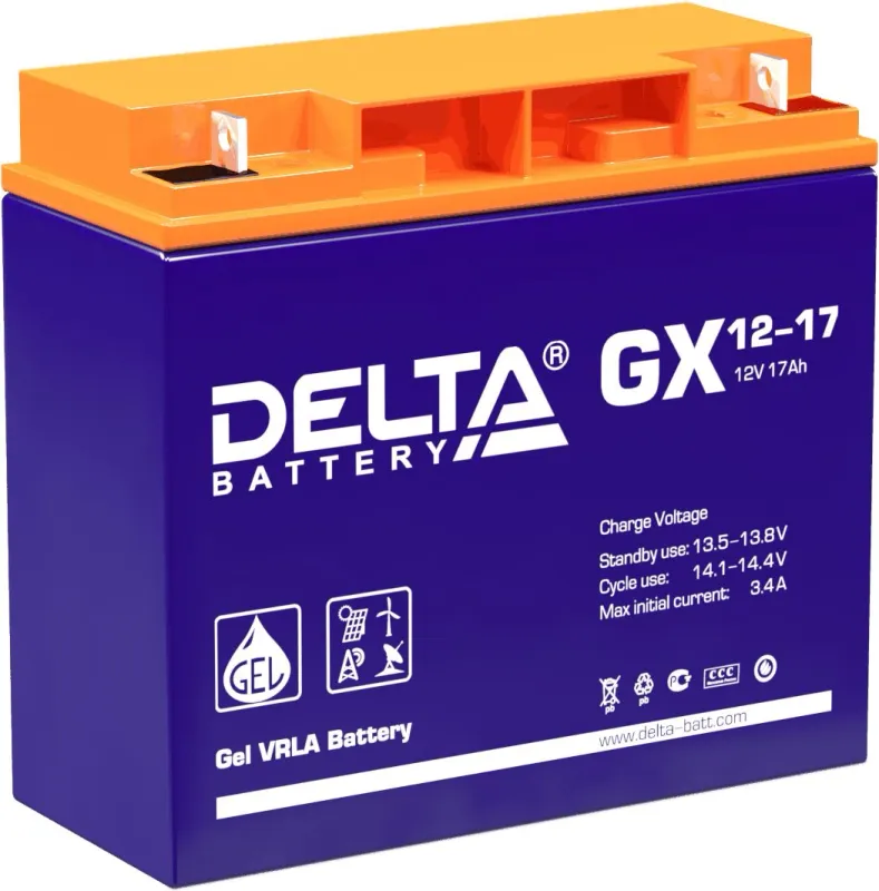 Батарея для ИБП Delta GX 12-17 12В 17Ач