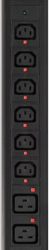 Аксессуар к источникам бесперебойного питания Блок распределения питания Powercom PDU-32AV24-18C3-6C9-3P 18*C13+6*C19, 32A, 1,5U, 3ph (1918812)