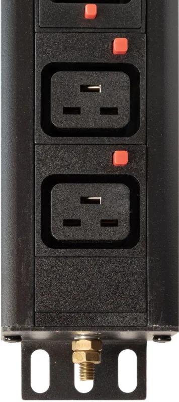 Аксессуар к источникам бесперебойного питания Блок распределения питания Powercom PDU-32AV24-18C3-6C9-3P 18*C13+6*C19, 32A, 1,5U, 3ph (1918812)