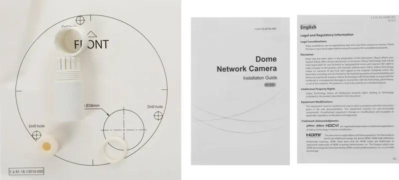 Камера видеонаблюдения IP Dahua DH-IPC-HDBW3441F-AS-0280B-S2 2.8-2.8мм цв. корп.:белый (DH-IPC-HDBW3441FP-AS-0280B-S2)