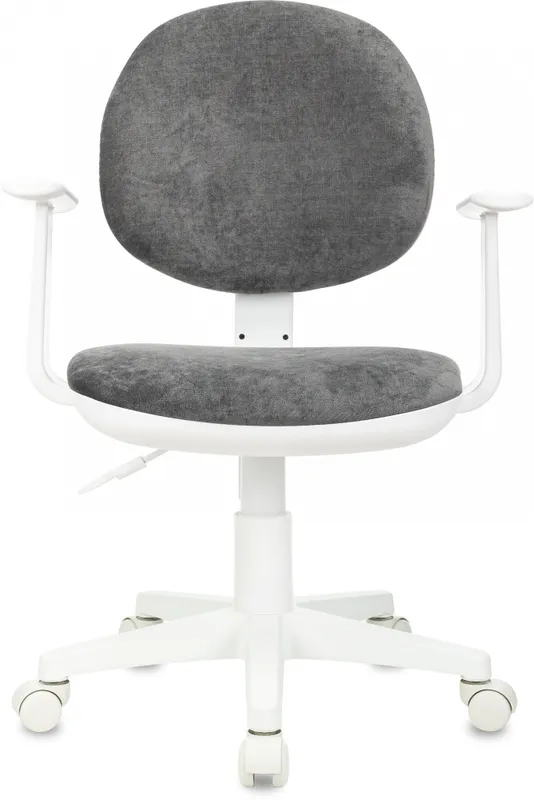 Кресло детское Бюрократ CH-W356AXSN серый Light-19 крестов. пластик пластик белый