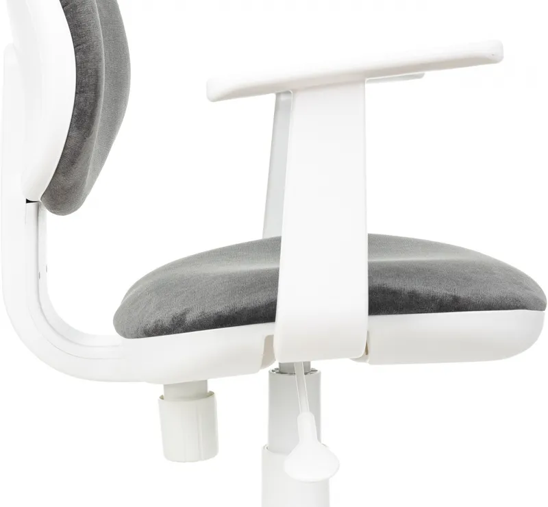 Кресло детское Бюрократ CH-W356AXSN серый Light-19 крестов. пластик пластик белый