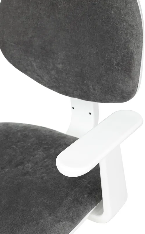 Кресло детское Бюрократ CH-W356AXSN серый Light-19 крестов. пластик пластик белый