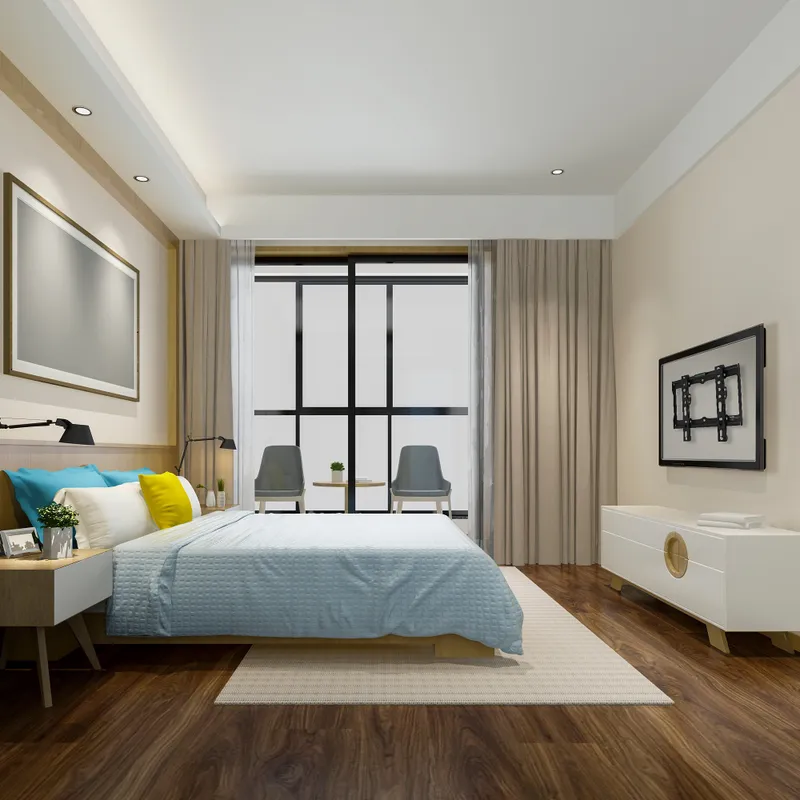 Кронштейн для телевизора Buro FX1S черный 15"-48" макс.25кг настенный фиксированный