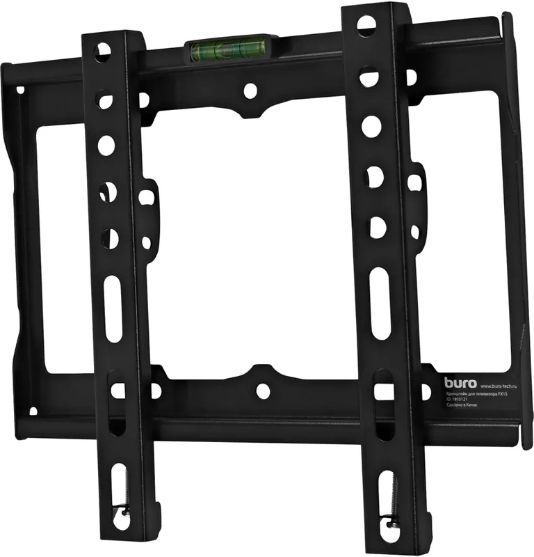 Кронштейн для телевизора Buro FX1S черный 15"-48" макс.25кг настенный фиксированный