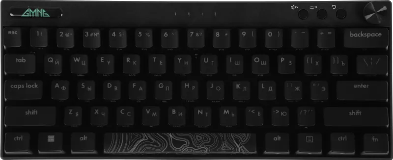 Клавиатура GMNG GG-KB500XW механическая черный USB беспроводная BT/Radio Multimedia for gamer LED (1910516)
