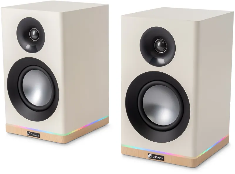 Колонки Оклик OK-605A 2.0 белый 60Вт BT