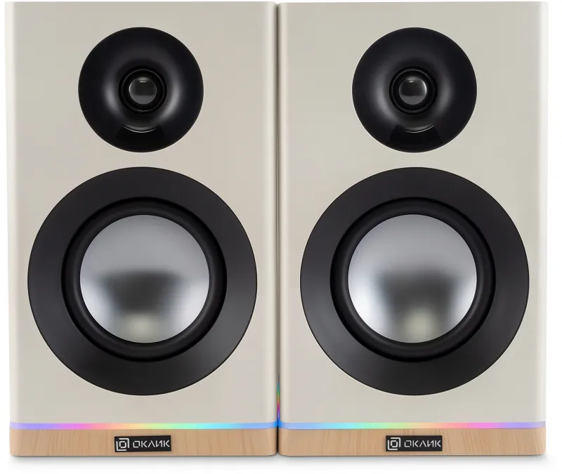 Колонки Оклик OK-605A 2.0 белый 60Вт BT