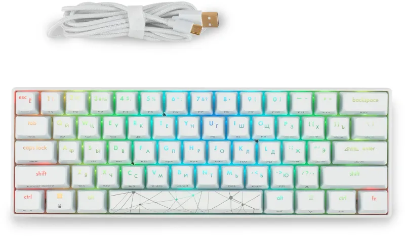 Клавиатура GMNG GG-KB505XW механическая белый USB for gamer (1910522)