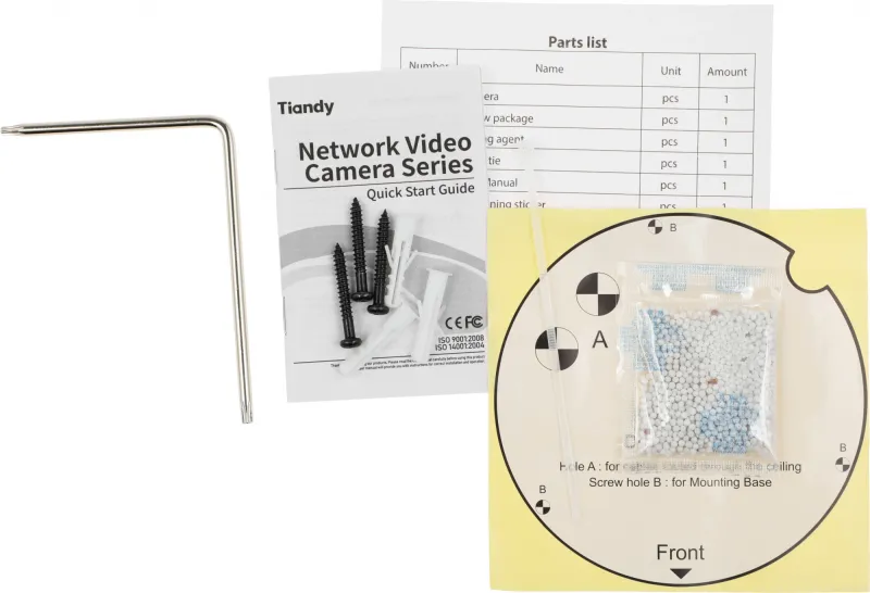 Камера видеонаблюдения IP Tiandy TC-C35KS I3/E/Y/M/S/H/2.8mm/V4.0 2.8-2.8мм цв. корп.:белый (TC-C35KS I3/E/Y/M/S/H/2.8/V4.0)