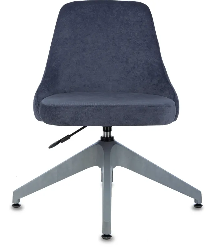 Кресло Бюрократ CH-340GLZ синий Light-27 крестов.4-луч. пластик пластик серый