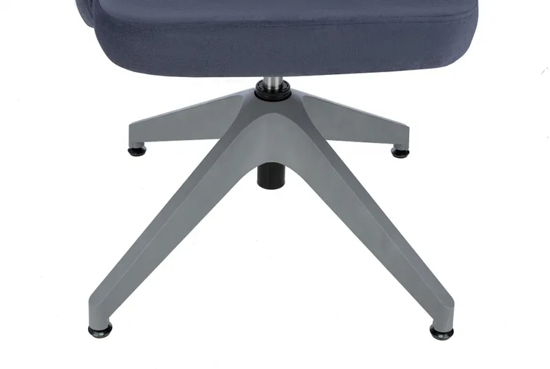 Кресло Бюрократ CH-340GLZ синий Light-27 крестов.4-луч. пластик пластик серый