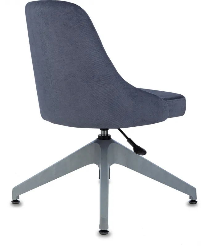 Кресло Бюрократ CH-340GLZ синий Light-27 крестов.4-луч. пластик пластик серый