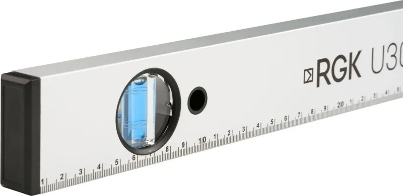 Уровень RGK U3150 пузырьковый 3глаз. магнит. серебристый/черный (752114)