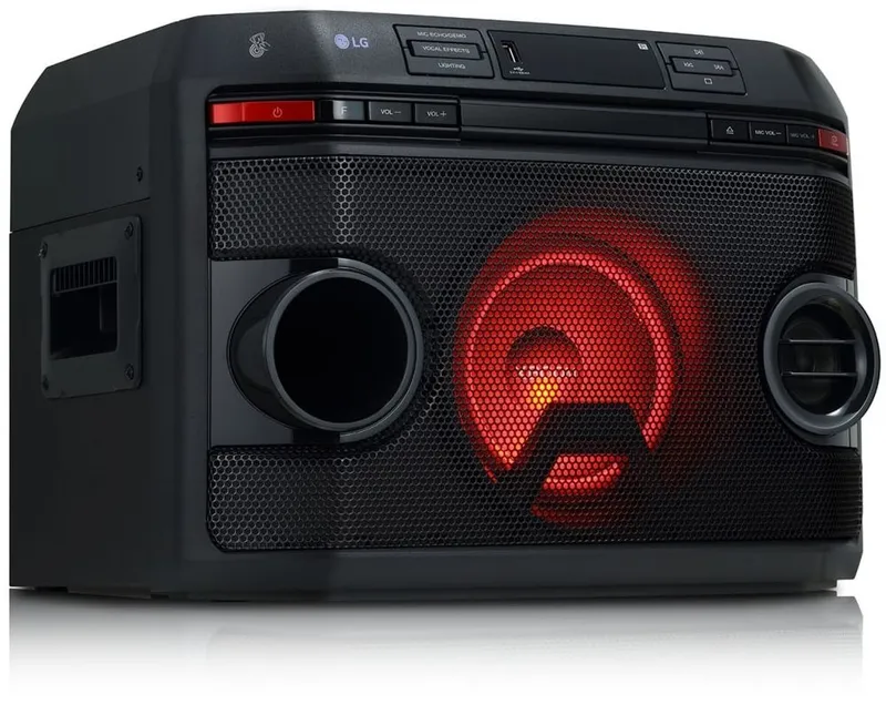 Минисистема LG XBOOM OL45 черный 220Вт CD CDRW FM USB BT