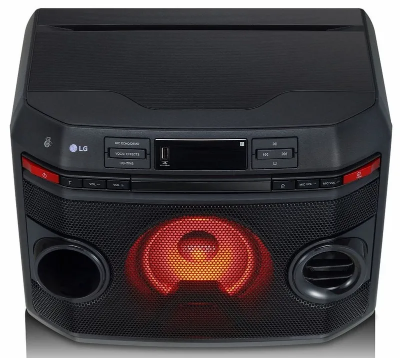 Минисистема LG XBOOM OL45 черный 220Вт CD CDRW FM USB BT