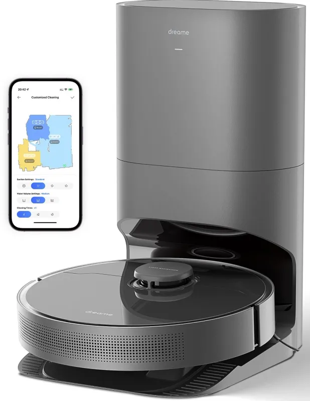 Пылесос-робот Dreame D10s Plus 46Вт черный