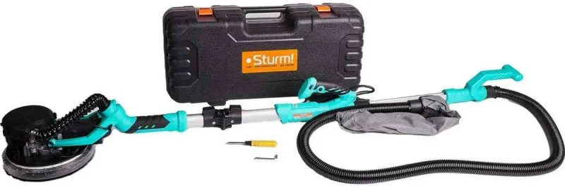 Полировальная машина Sturm! DWS6010SL 1000Вт 6000об/мин рез.шпин.:M14 d=215мм жестк.кейс