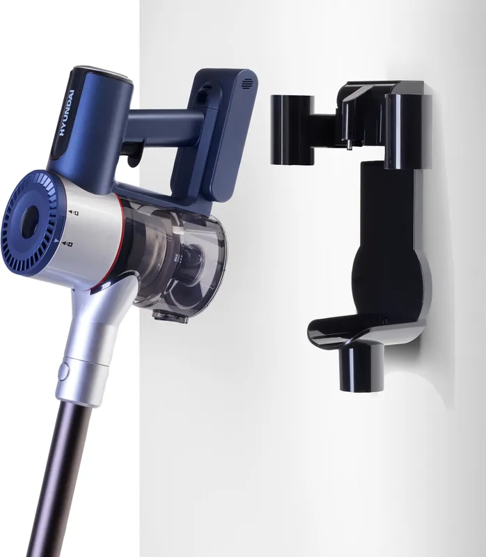 Пылесос ручной Hyundai HYV-S7570 380Вт темно-синий/серебристый