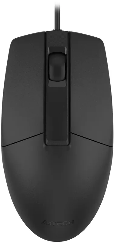 Мышь A4Tech OP-335S черный оптическая (1200dpi) silent USB (3but)