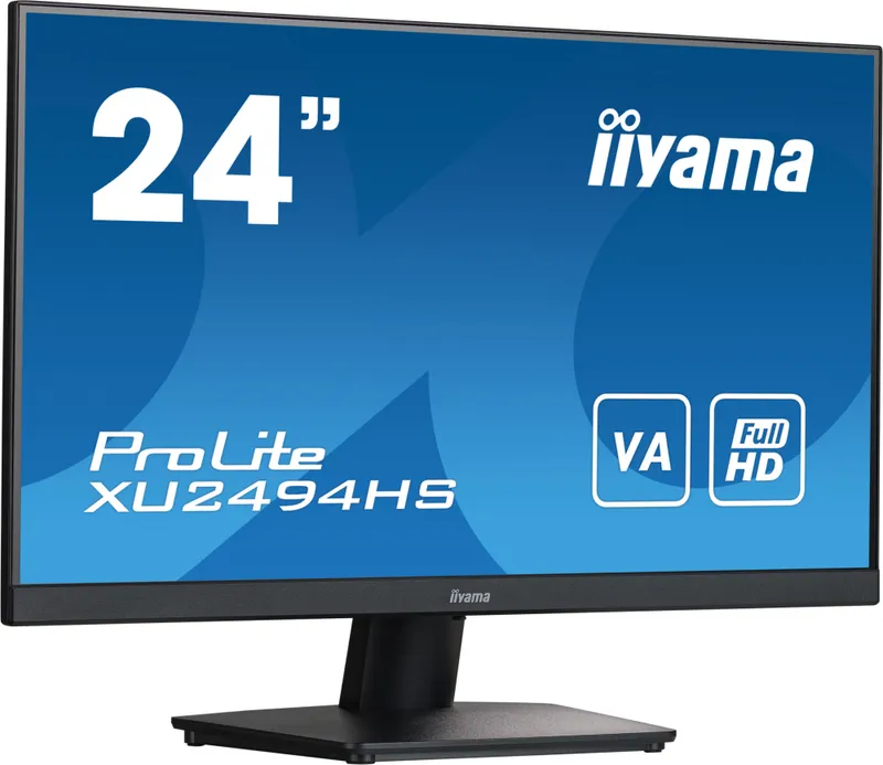 Монитор Iiyama 23.8" ProLite XU2494HS-B2 черный VA LED 16:9 HDMI M/M матовая 250cd 178гр/178гр 1920x1080 75Hz DP FHD 3.2кг