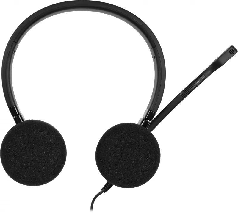 Наушники с микрофоном Jabra Evolve 20 UC Duo черный 1.2м накладные USB оголовье (4999-829-209)