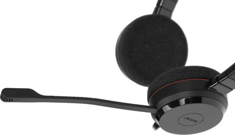 Наушники с микрофоном Jabra Evolve 20 UC Duo черный 1.2м накладные USB оголовье (4999-829-209)
